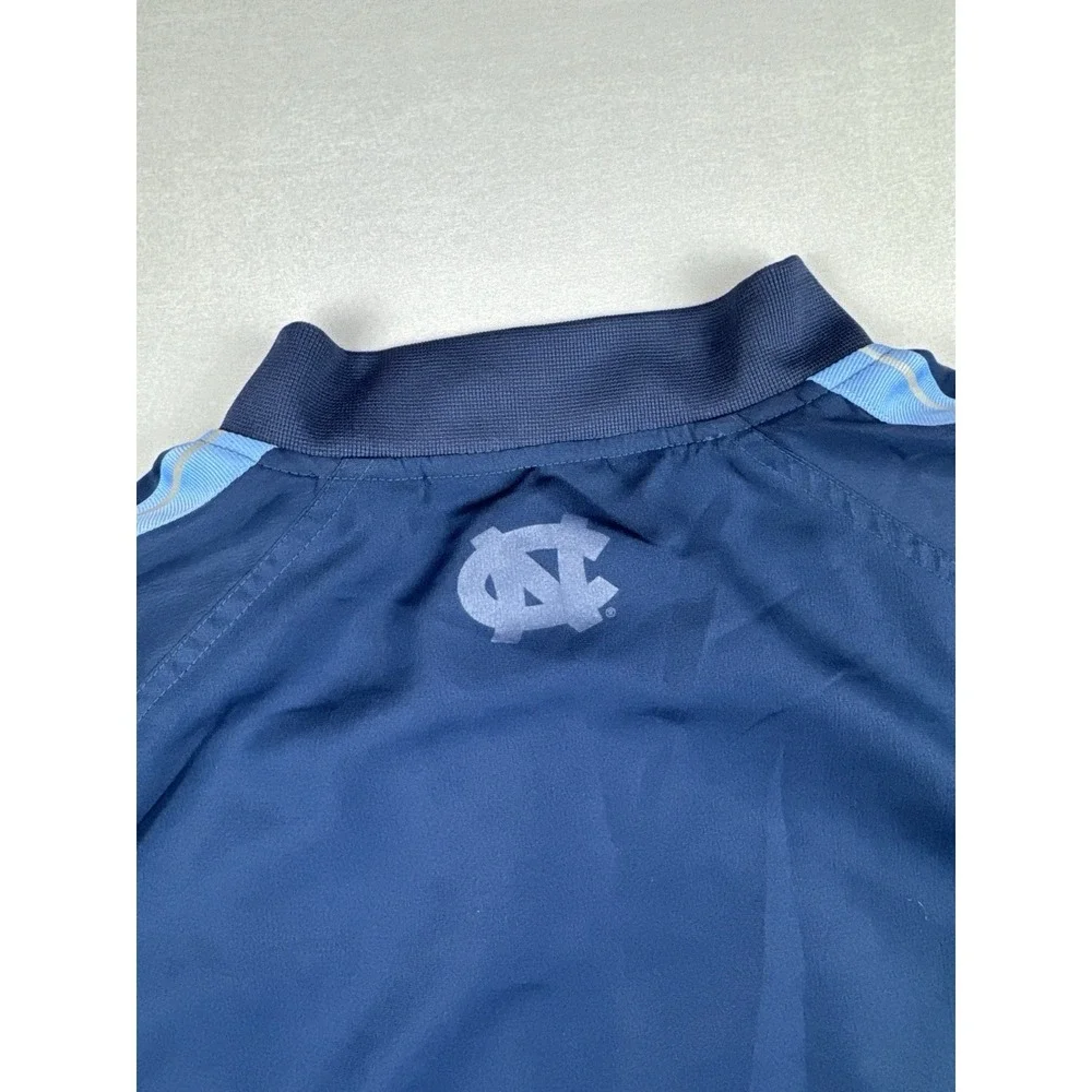 Nike Team North Carolina Tar Heels Pullover Windbreaker Jacket XL Blue Y2K